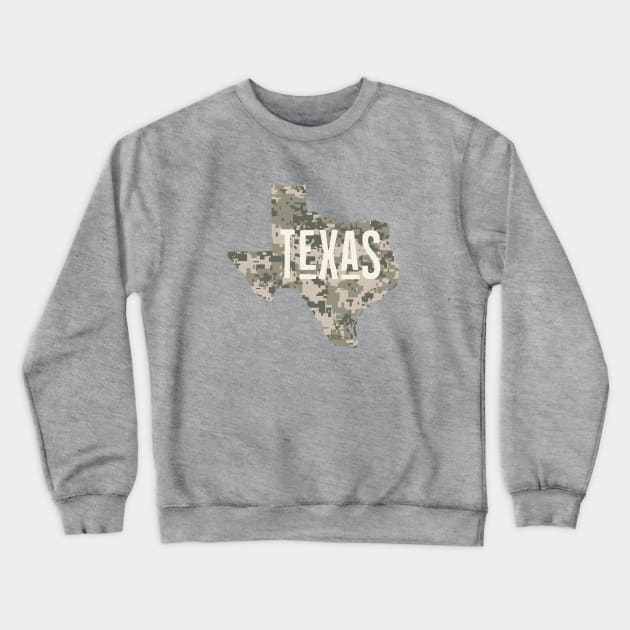 Texas Crewneck Sweatshirt by Iron_and_Iron